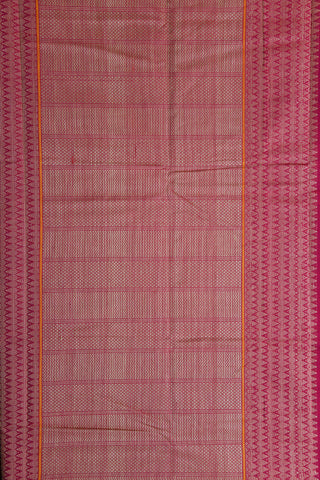 Traditional Thread Work Border And Peacock Butta Body Magenta Pink Coimbatore Cotton Saree