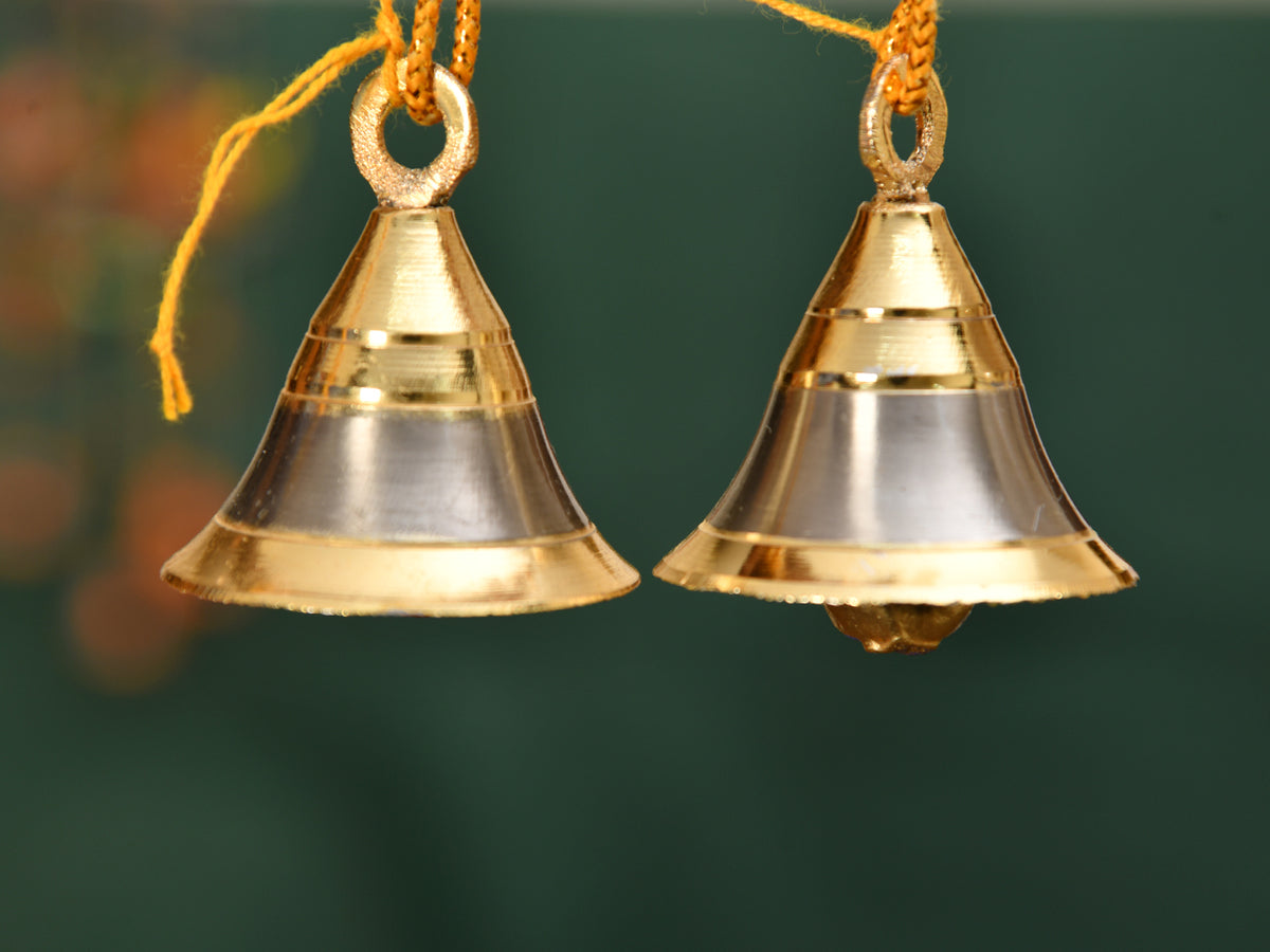 Traditional Hanging Brass Bell Set