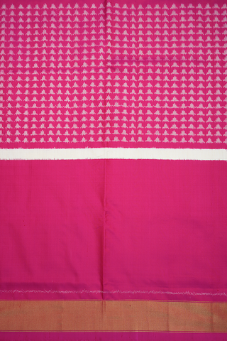 Bavanchi Border Rani Pink Pochampally Silk Saree