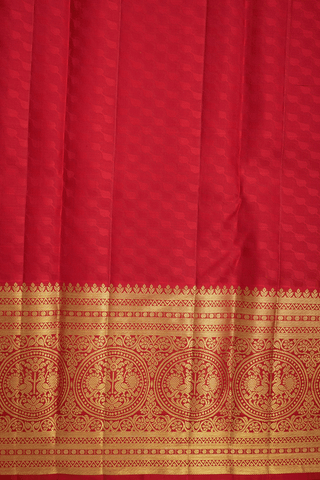 Traditional Border Regal Purple Kanchipuram Silk Saree