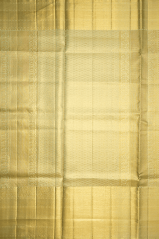 Traditional Zari Border Green Tissue Kanchipuram Silk Saree
