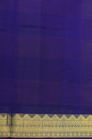 Traditional Zari Border With Checks And Buttis Multicolor Silk Cotton Saree