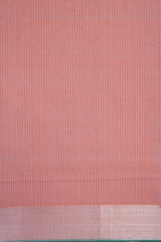 Twill Weave Border Dusty Pink Mangalagiri Cotton Saree