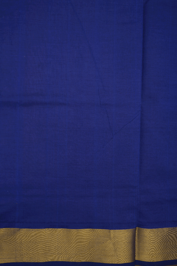 Twill Weave Border Plain Dusty Purple Silk Cotton Saree