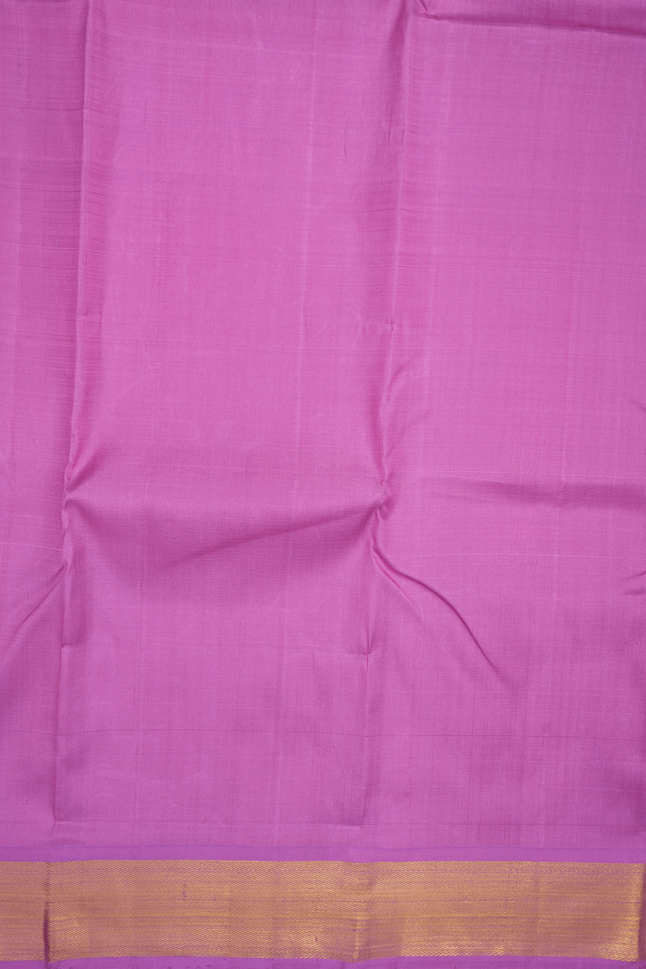 Twill Weave Border Lotus Pink Kanchipuram Silk Saree