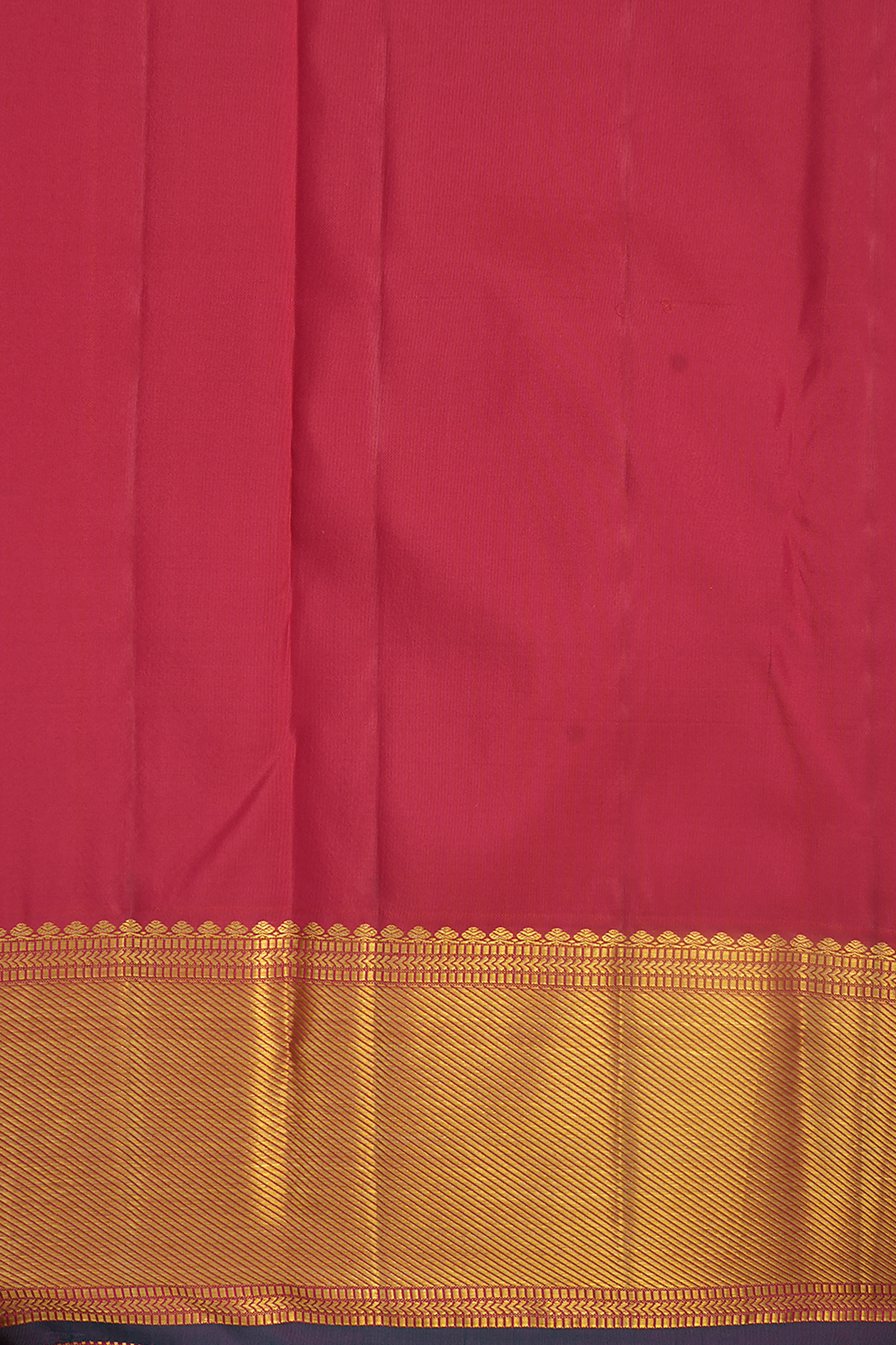 Jacquard Pattern Chilli Red Kanchipuram Silk Saree