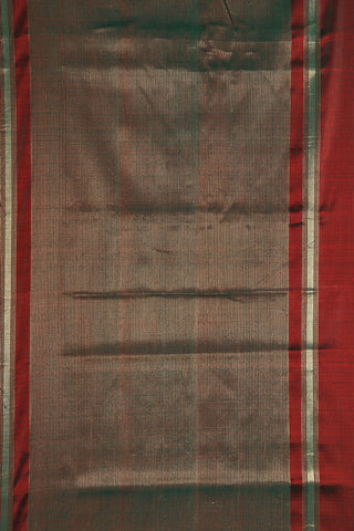 Twill Weave Zari Border In Plain Mangalagiri Silk Saree
