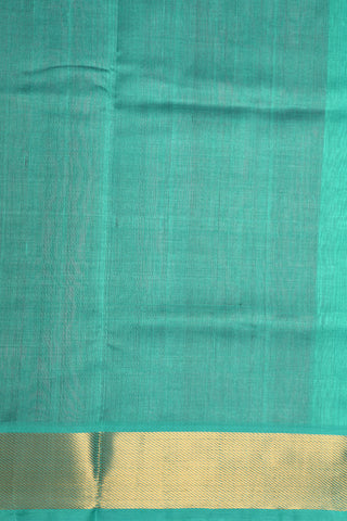 Twill Weave Zari Border In Plain Maroon Silk Cotton Saree