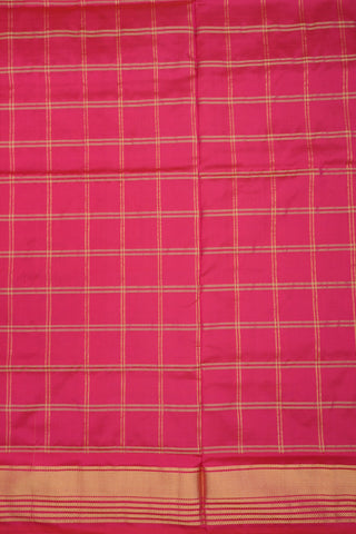 Twill Weave Zari Border Purple Pochampally Silk Saree