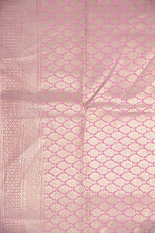 Vanasingaram Design Light Pink Mysore Silk Saree