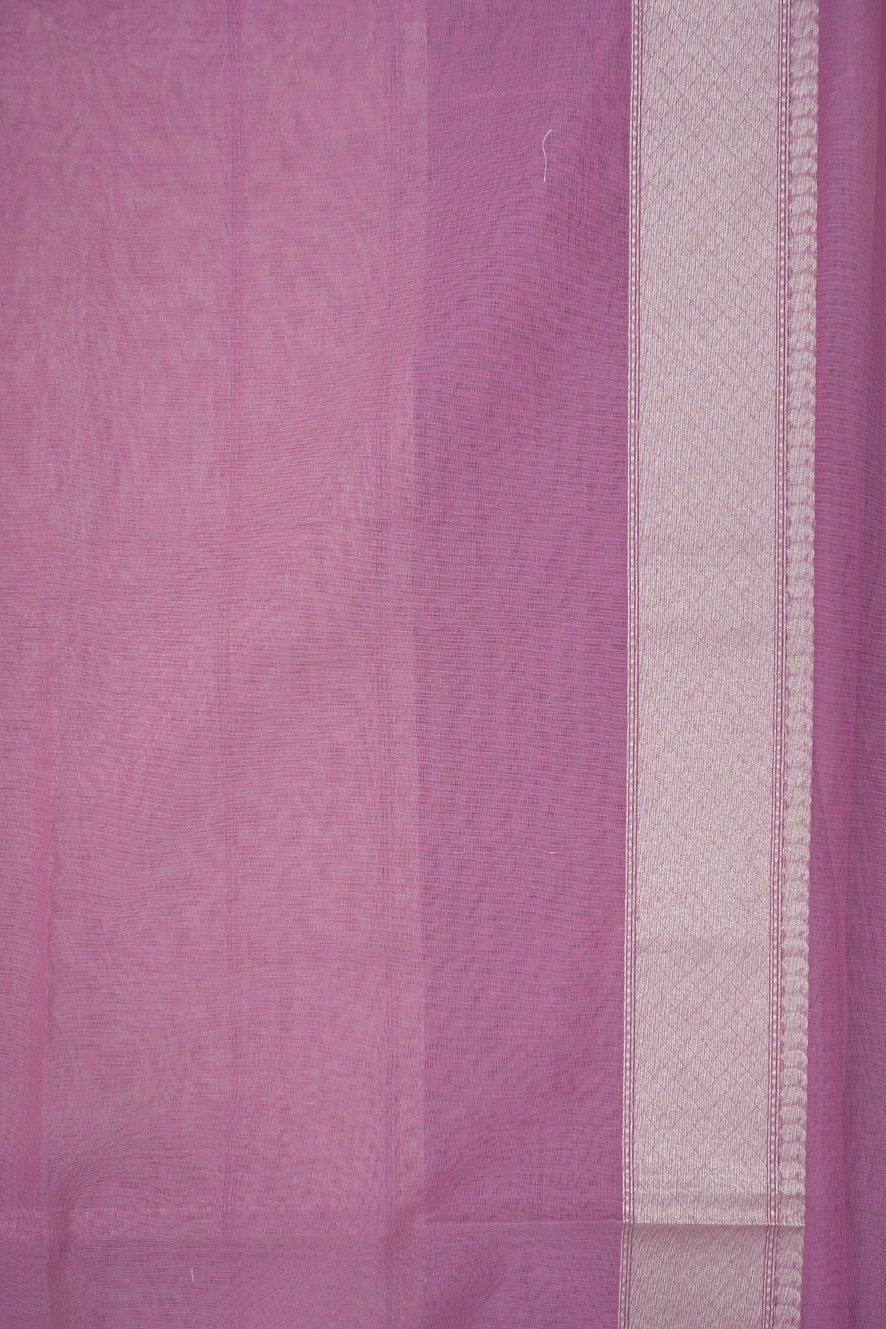 Zari Threadwork Buttas Purple Banarasi Cotton Saree