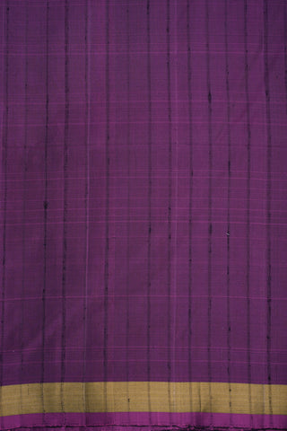 Zari Border Berry Purple Soft Silk Saree
