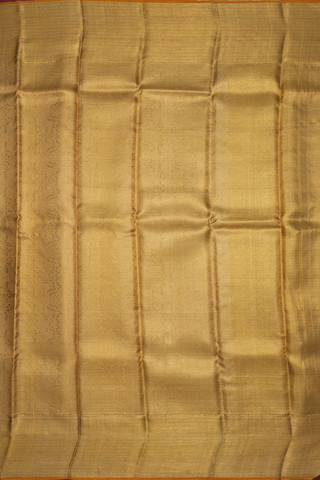 Zari Border In Brocade Gold Tissue Kanchipuram Silk Saree