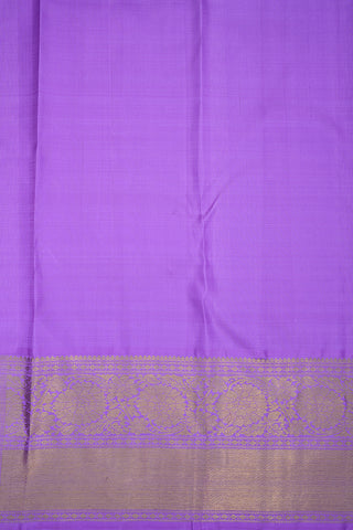 Zari Border In Brocade Lavender Kanchipuram Silk Saree