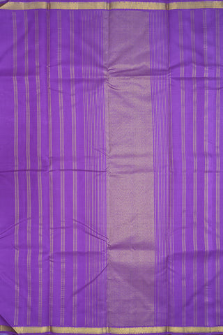 Zari Border Lavender Kanchipuram Silk Saree