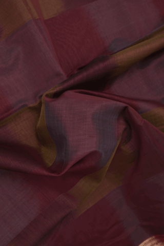 Zari Border Multicolor Maheswari Silk Cotton Saree