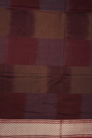 Zari Border Multicolor Maheswari Silk Cotton Saree