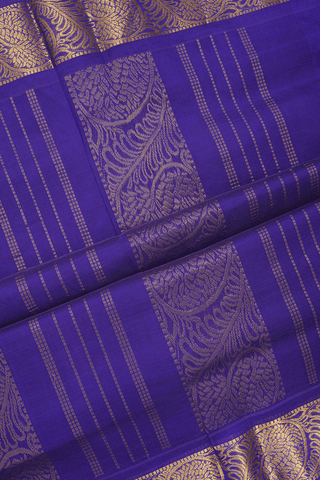 Zari Buttas Magenta Traditional Silk Cotton Saree