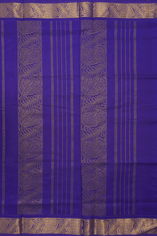 Zari Buttas Magenta Traditional Silk Cotton Saree
