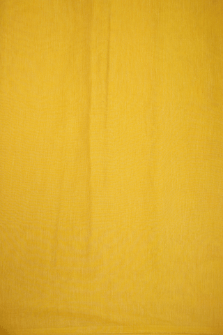 Zari Buttis Honey Yellow Semi Banarasi Silk Saree