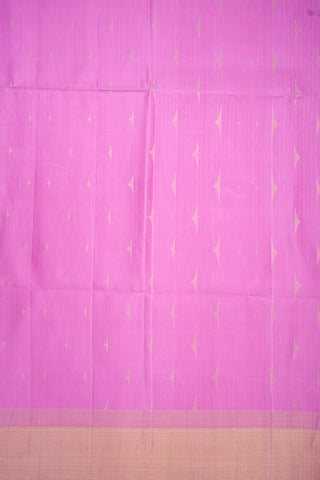 Zari Motifs Lotus Pink Soft Silk Saree