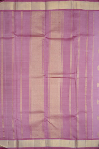 Zari Motifs Orchid Pink Kanchipuram Silk Saree