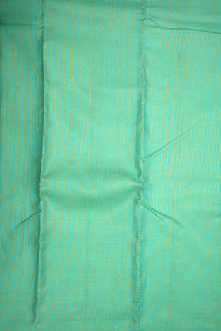 Zari Stripe Sea Green Kanchipuram Handloom Silk Saree