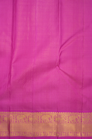 Zari Striped Light Blue Kanchipuram Silk Saree