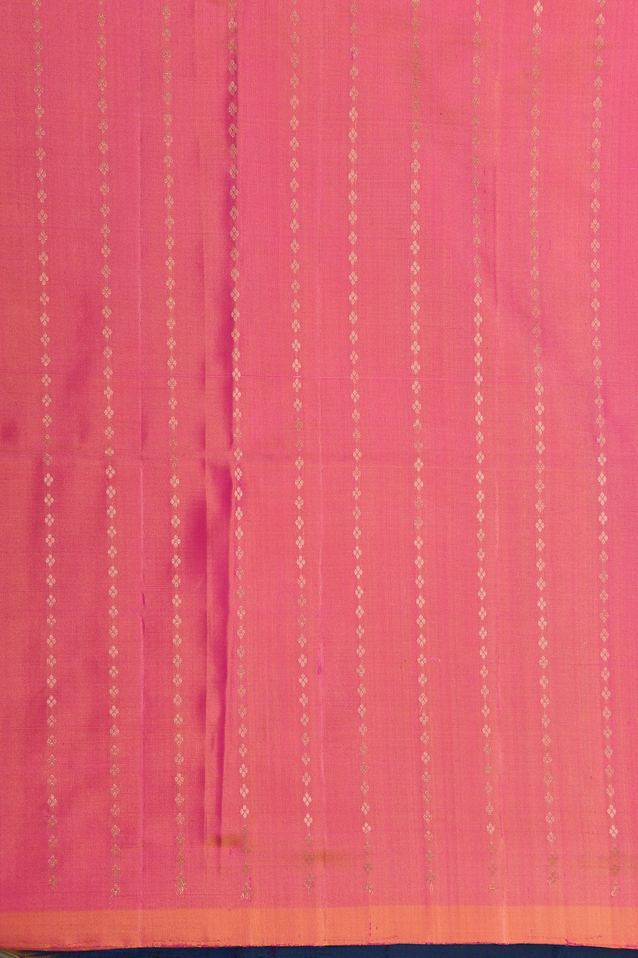 Zari Stripes Coral Pink Soft Silk Saree
