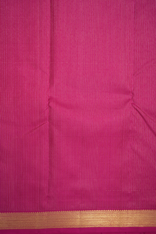 Zari Stripes Design Magenta Kanchipuram Silk Saree