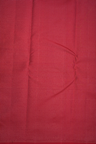 Stripes Zari Design Ruby Red Kanchipuram Silk Saree