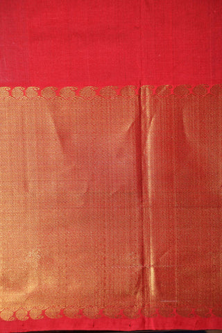 Big Border Red Silk Cotton Saree