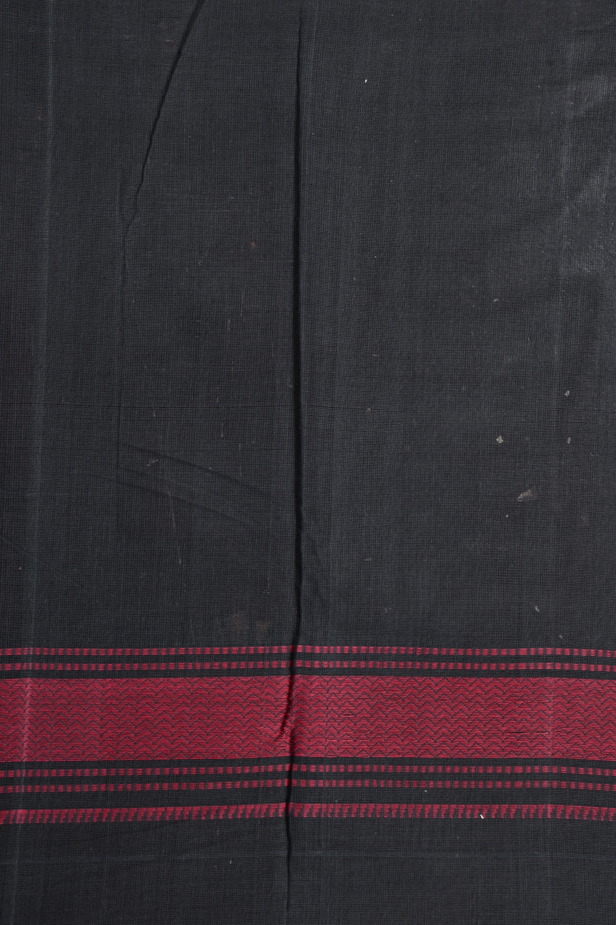 Blue And Red Kanchi Cotton Saree