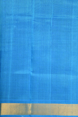 Blue Silk Cotton Saree
