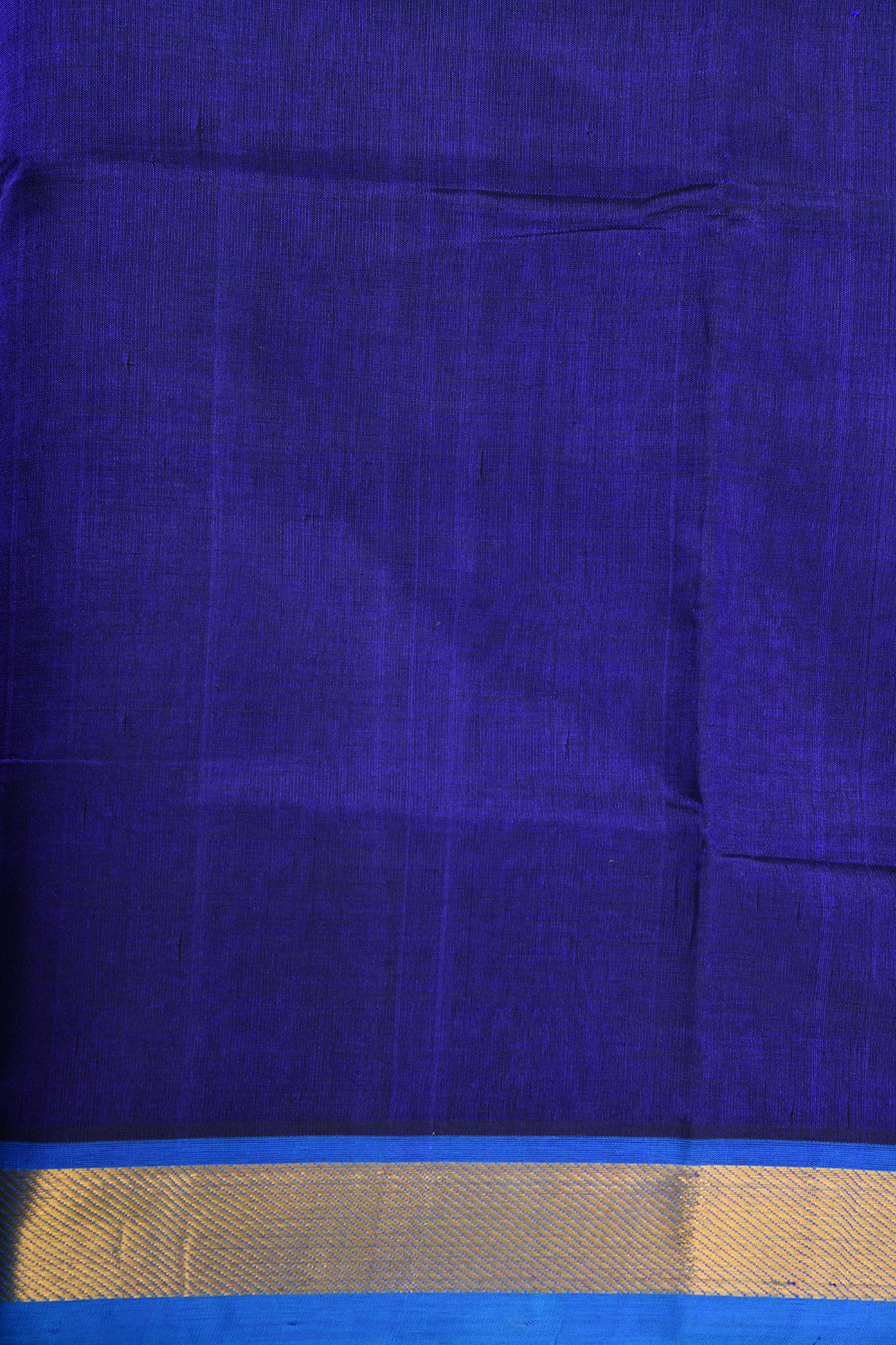 Blue Silk Cotton Saree