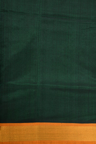 Bottle Green Silk Cotton Saree