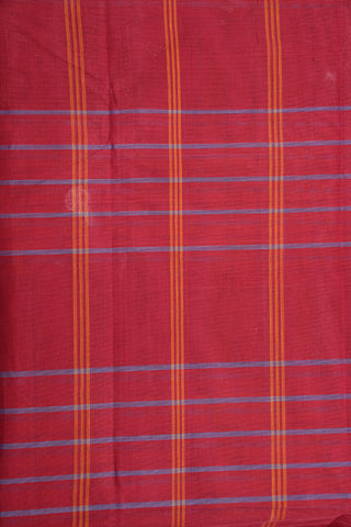 Checked Multicolor Kanchi Cotton Saree
