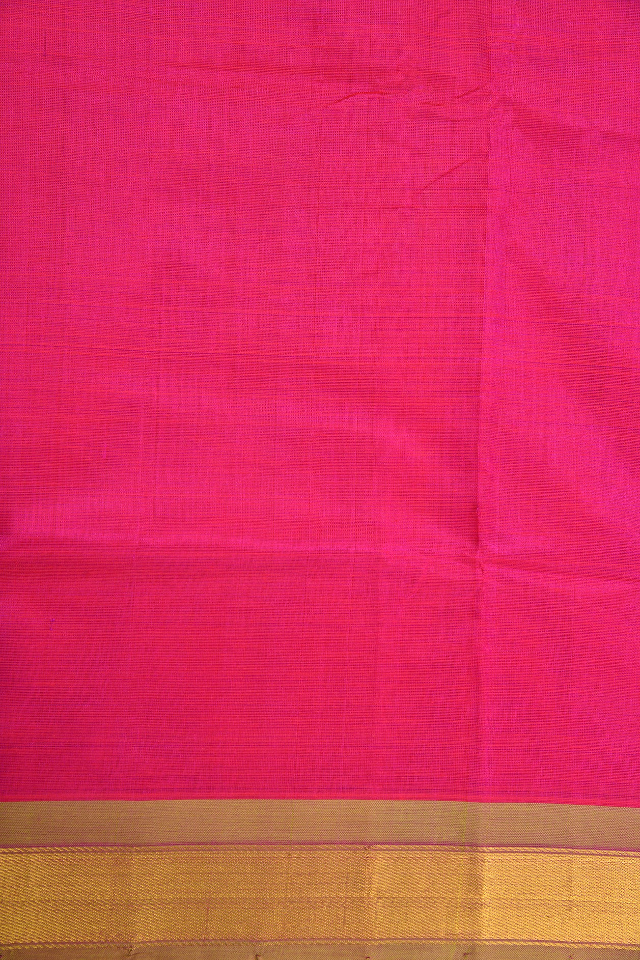 Contrast Pallu Pink Silk Cotton Saree