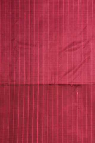 Pink Stripes Plain Silk Saree