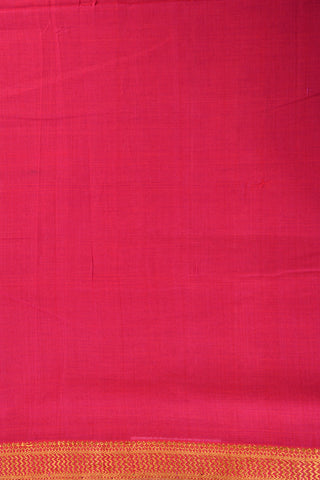 Dark Pink Mangalagiri Cotton Saree