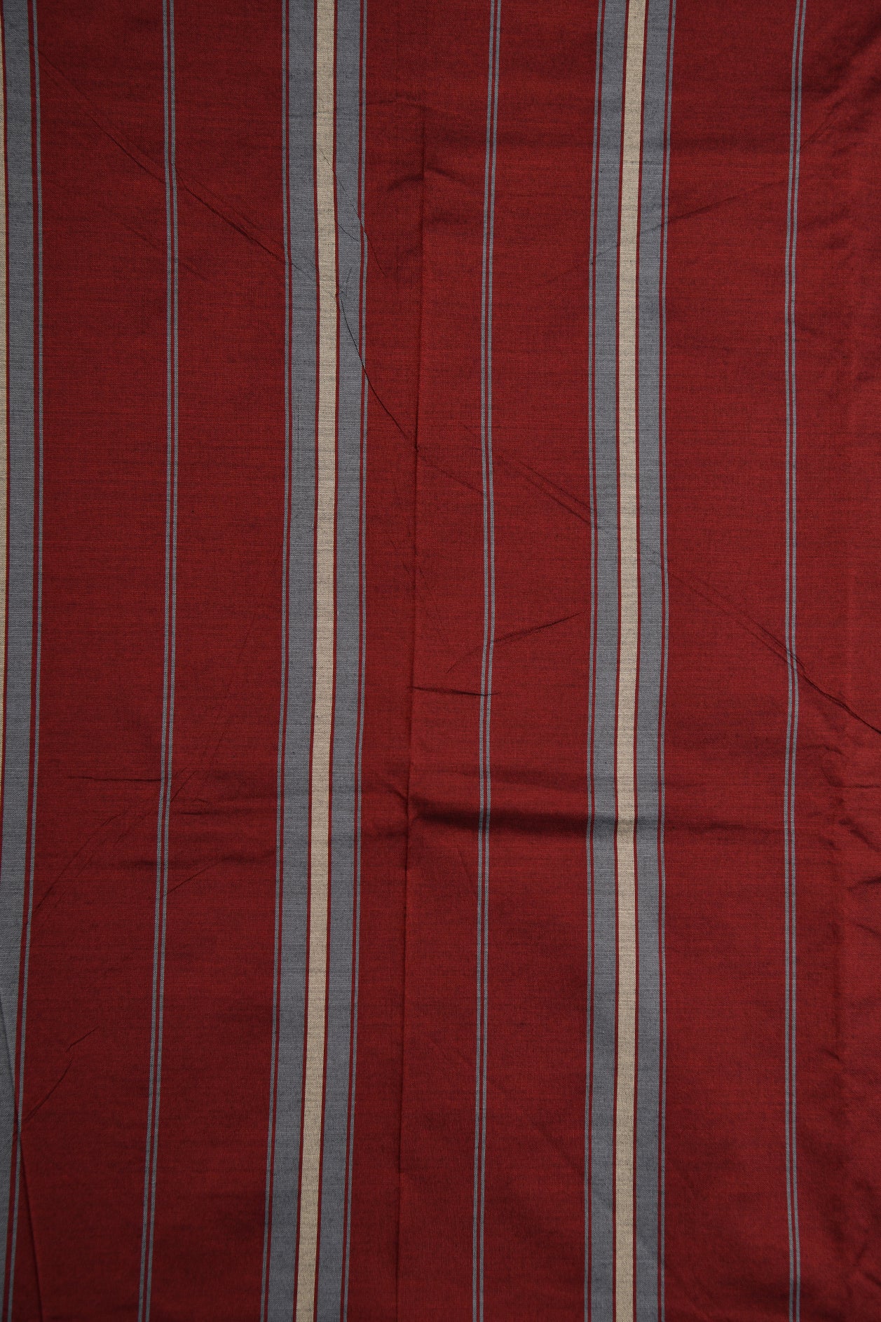Thread Work Rudraksh Border In Plain Charcoal Grey Dharwad Cotton Saree