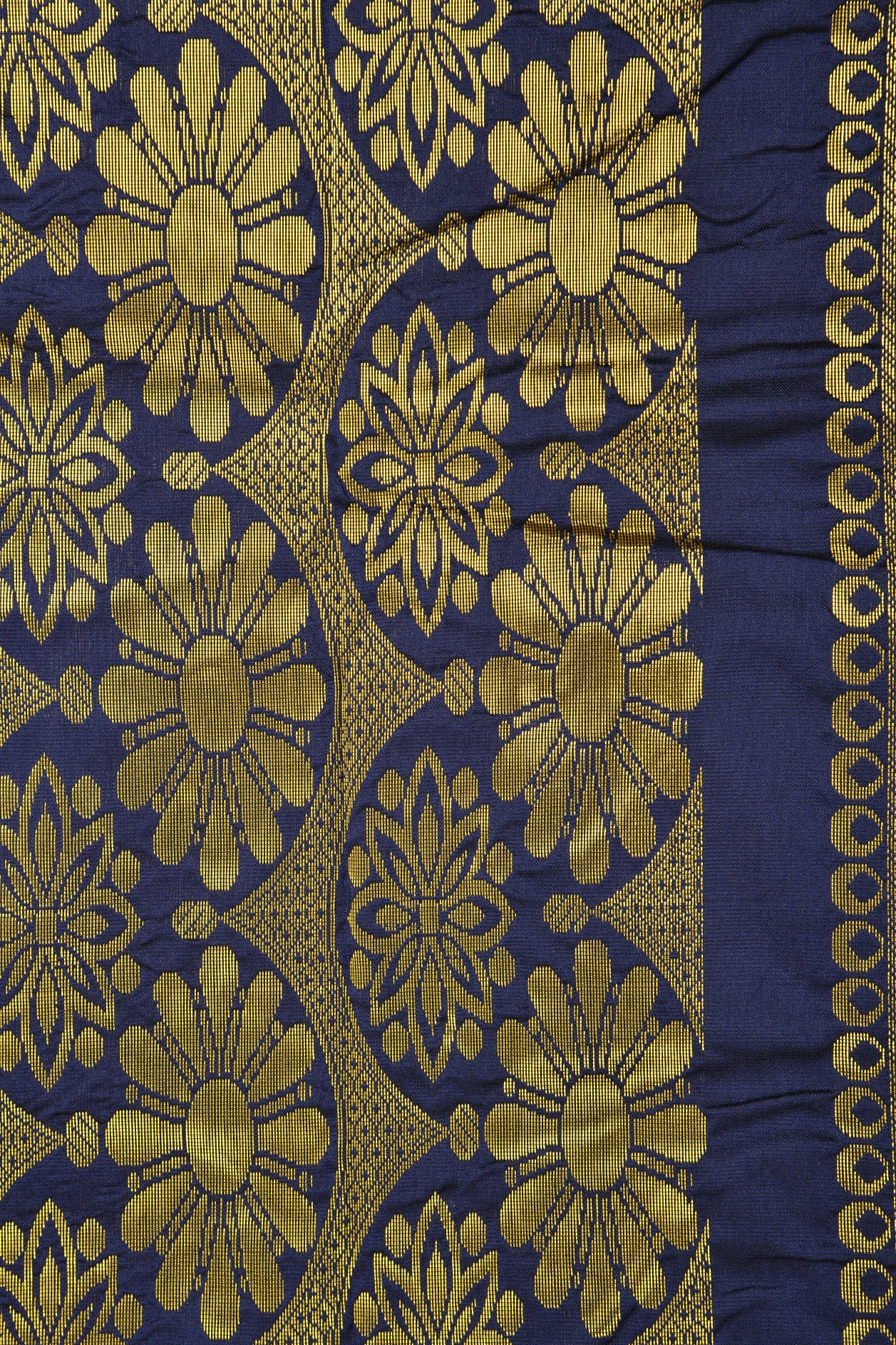 Floral Motif Blue Apoorva Art Silk Saree