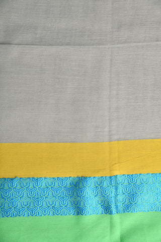 Grey Bengal Cotton Saree