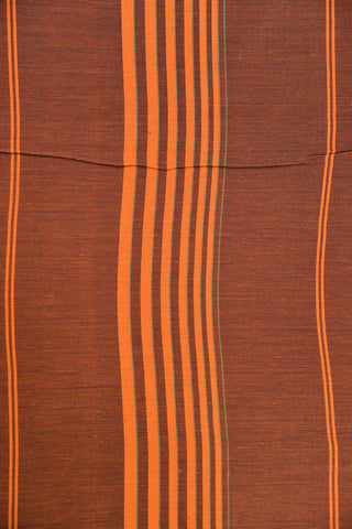Kasuti Embroidery Work Rust Dharwad Cotton Saree