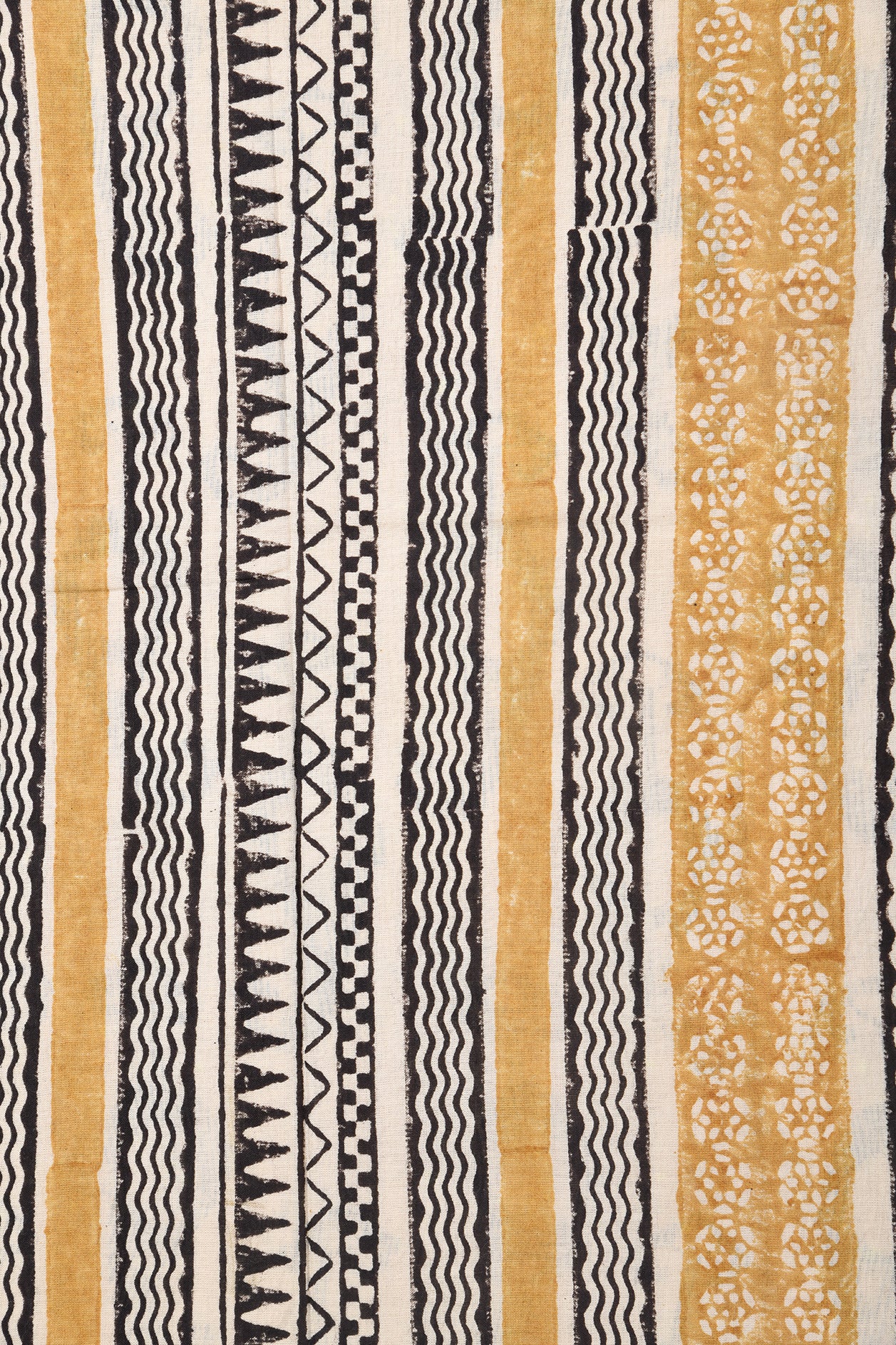 Paisley Design Beige Jaipur Cotton Saree