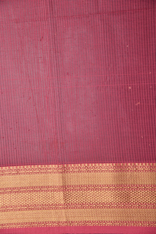 Maheshwari Silk Cotton Pink Saree