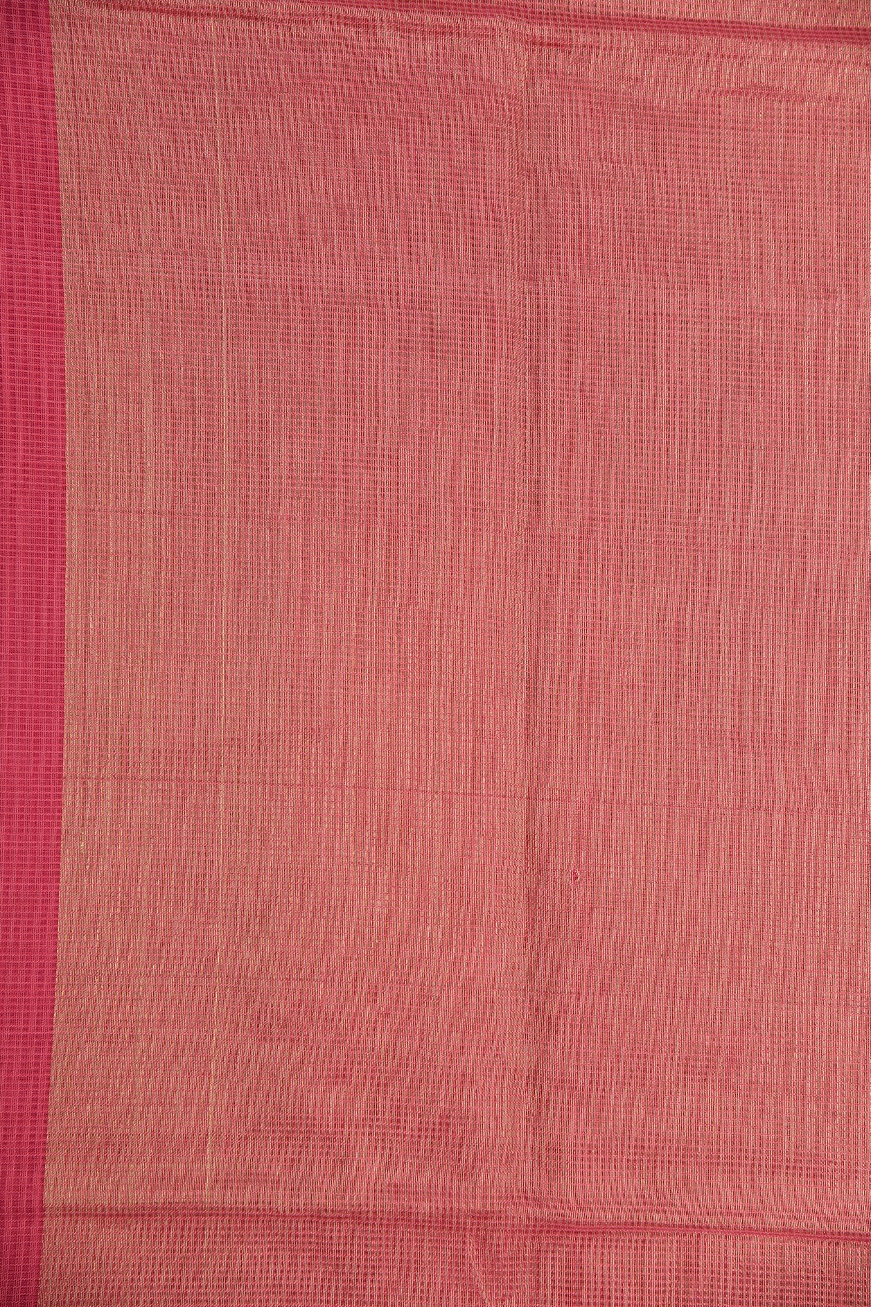 Maheshwari Silk Cotton Pink Saree
