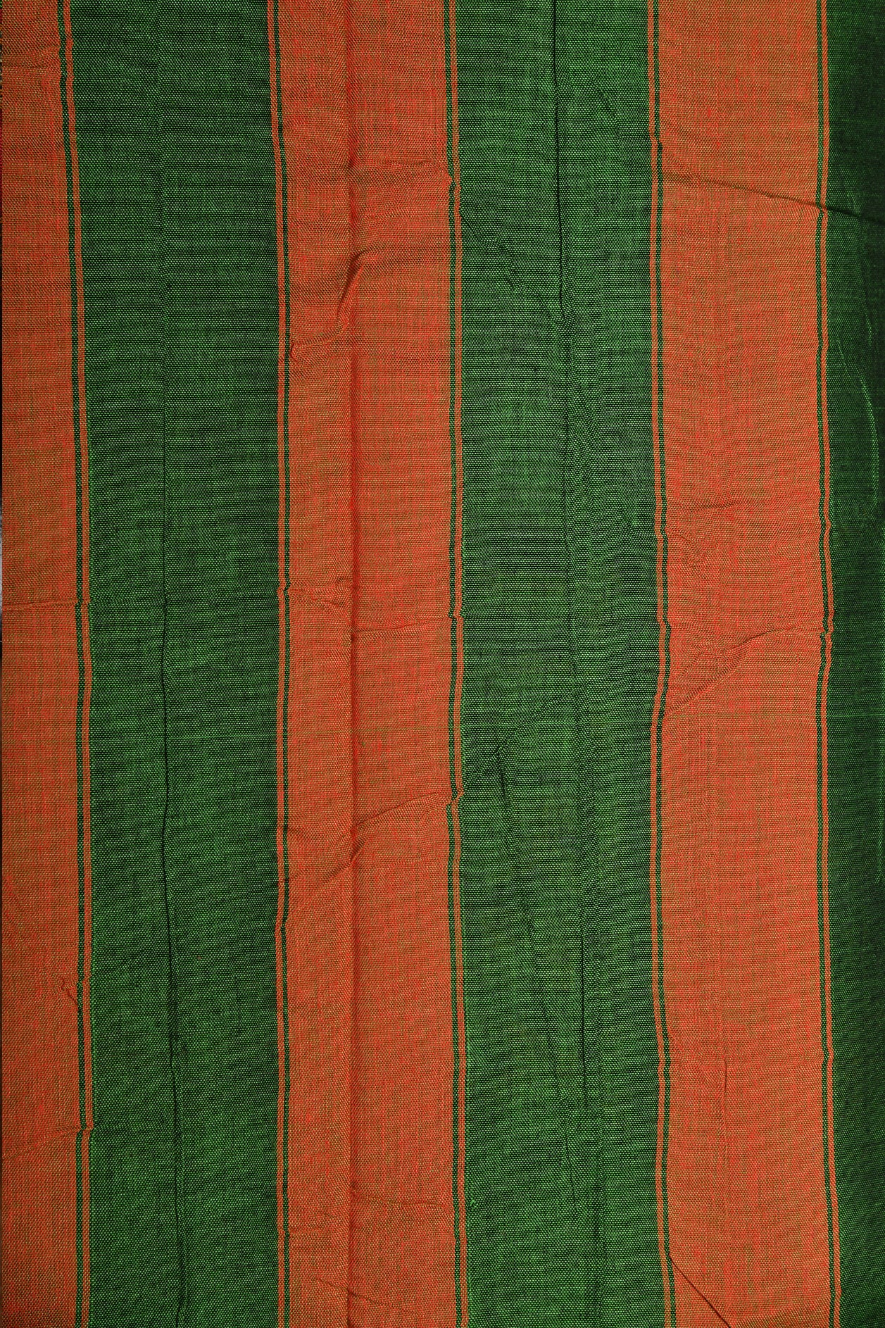 Thread Work Fern Green Semi Gadwal Cotton Saree