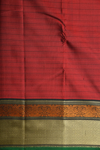 Thread Work Maroon Kanchipuram Silk Saree