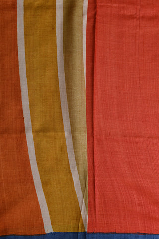 Multicolor Tussar Silk Saree